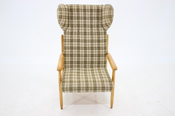 Beech Wing Armchair from ULUV, Czechoslovakia, 1960s-TZ-1172576