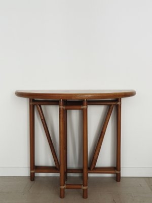 Beech Wood Console, Italy, 1980s-CC-1746410