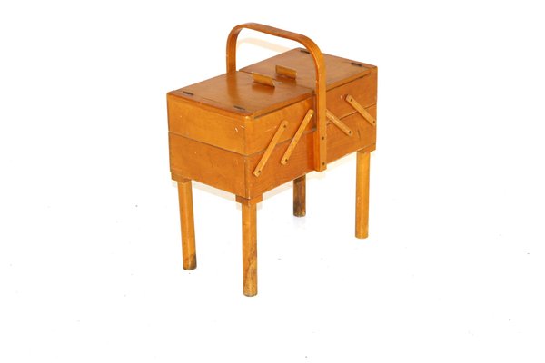 Beech Worktable, Denmark, 1950s-GEK-1075304