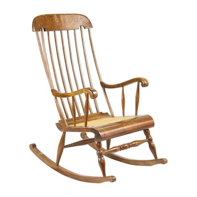 Beechwood Rocking Armchair, 1900s-WFJ-1355073