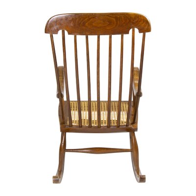 Beechwood Rocking Armchair, 1900s-WFJ-1355073