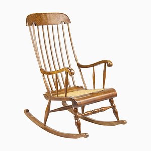 Beechwood Rocking Armchair, 1900s-WFJ-1355073