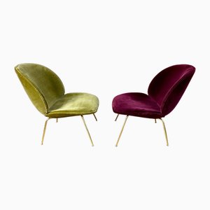 Beetle Lounge Armchairs, Set of 2-DY-2036498