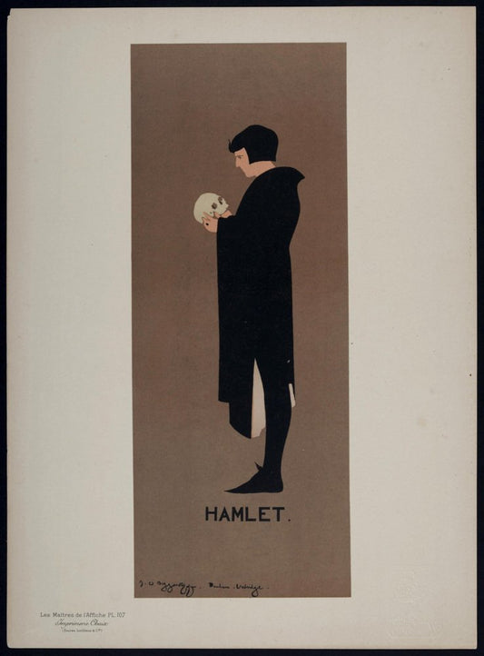 Beggarstaffs, Les Maîtres de L'Affiche: Hamlet, 1897, Lithograph