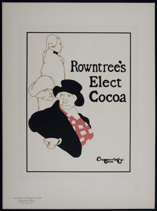 Beggarstaffs, Les Maîtres de L'Affiche: Rowntree's Elect Cocoa, Late 19th Century, Lithograph