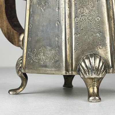 Beginning of the 20th Century Silver Plated Teapot by Queen Victoria Sheffield, England, 1890s-WQC-2022447