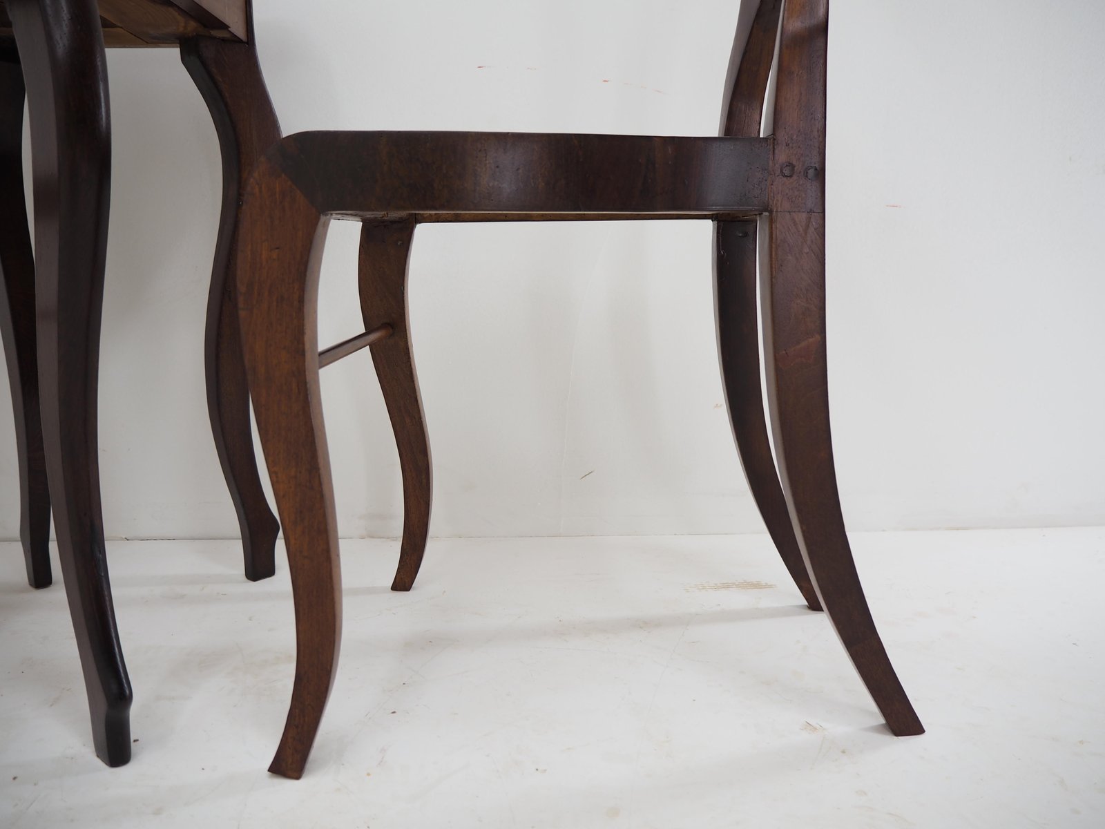 Beidermeier Chairs & Table, 1850s, Set of 3