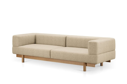 Beige Alchemist Three-Seater Sofa by etc.etc. for Emko