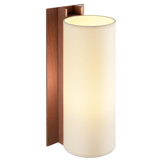 Beige and Walnut TMM Largo Wall Lamp by Miguel Milá