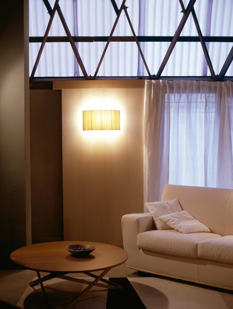 Beige Comodín Rectangular Wall Lamp by Santa & Cole