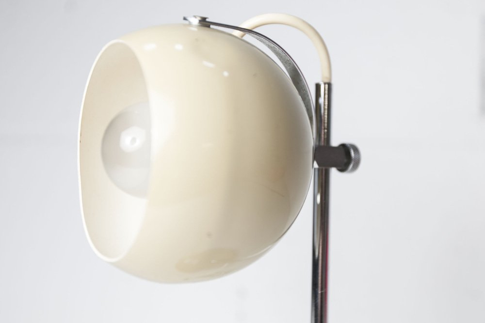 Beige Eyeball Table Lamp, 1970s