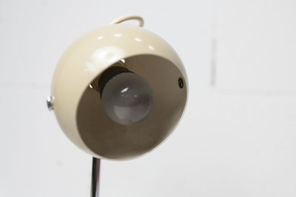 Beige Eyeball Table Lamp, 1970s