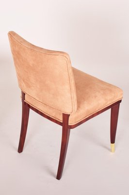 Beige French Art Deco Chair by Jules Leleu, 1920s-WHY-980599