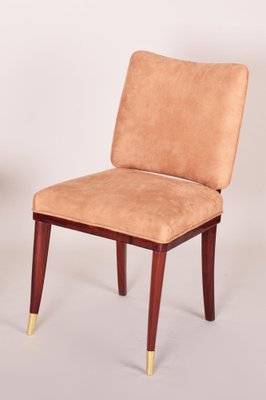 Beige French Art Deco Chair by Jules Leleu, 1920s-WHY-980599