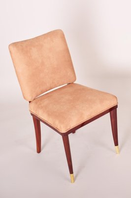 Beige French Art Deco Chair by Jules Leleu, 1920s-WHY-980599