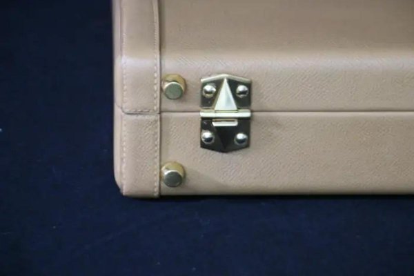 Beige Leather Briefcase from Hermès, 1990s-YF-1759552