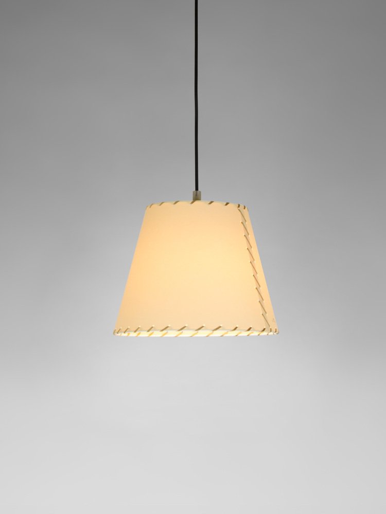 Beige Sísísí Cónicas MT1 Pendant Lamp by Santa & Cole