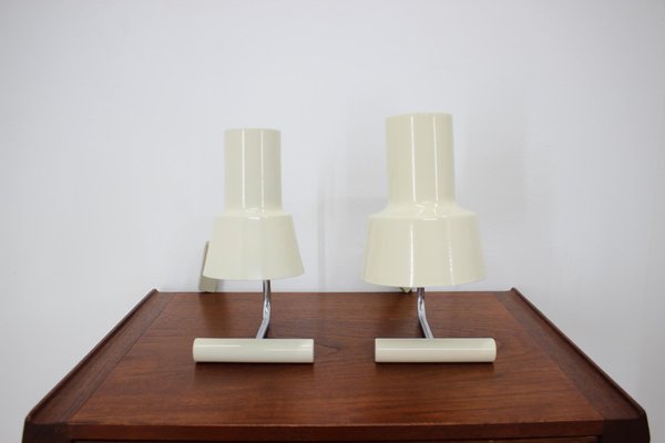 Beige Table Lamps by Josef Hůrka for Napako, 1970s, Set of 2-TZ-684028