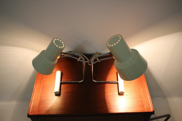 Beige Table Lamps by Josef Hůrka for Napako, 1970s, Set of 2-TZ-684028