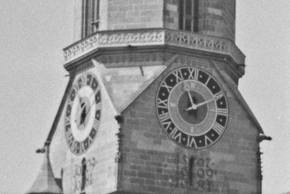 Belfries of Collegiate Church at Stuttgart, Germany, 1935-DYV-987249