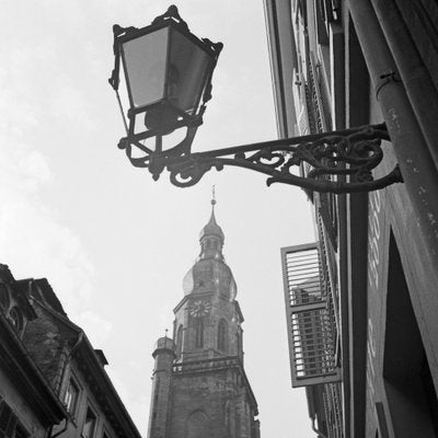 Belfry Heiliggeistkirche Church Heidelberg, Germany 1936, Printed 2021-DYV-990673