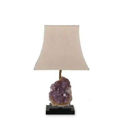 Belgian Amethyst Table Lamp, 1970s-GG-608658