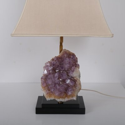 Belgian Amethyst Table Lamp, 1970s-GG-608658