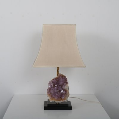 Belgian Amethyst Table Lamp, 1970s-GG-608658