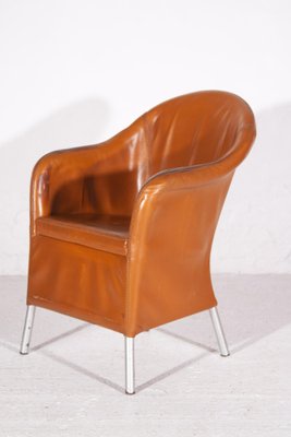 Belgian Armchair in Camel Leather from Durlet, 1980-KL-1406806