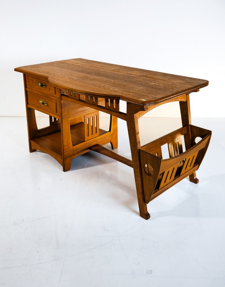 Belgian Art Noveau Desk, 1900s