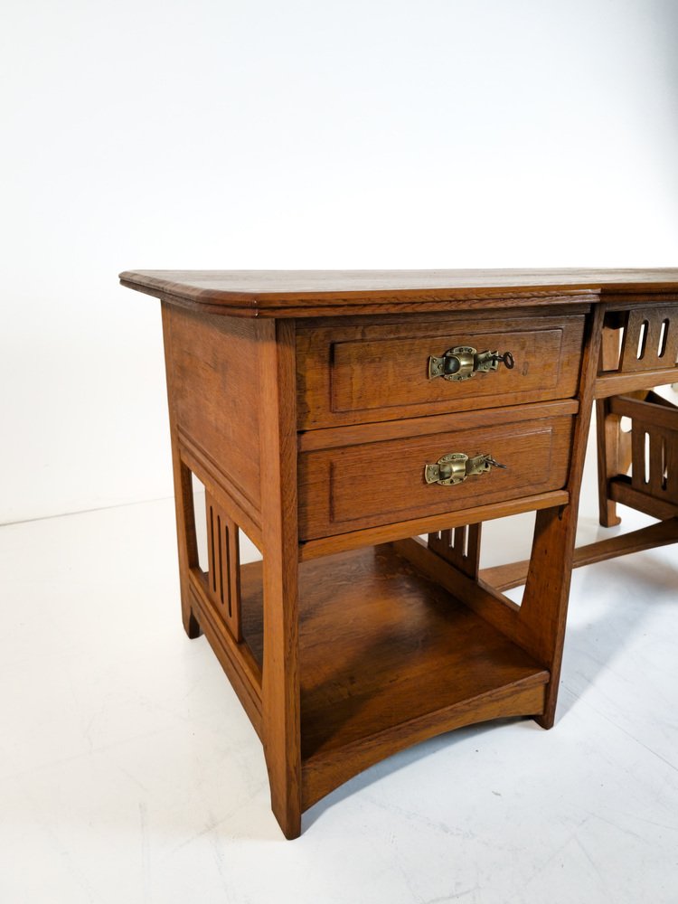 Belgian Art Noveau Desk, 1900s