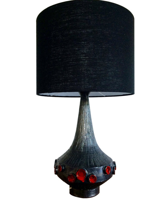 Belgian Art Pottery Table Lamp by Rogier Vandeweghe for Perignem, 1960s