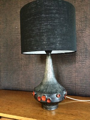 Belgian Art Pottery Table Lamp by Rogier Vandeweghe for Perignem, 1960s-RQV-822339