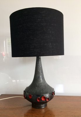 Belgian Art Pottery Table Lamp by Rogier Vandeweghe for Perignem, 1960s-RQV-822339