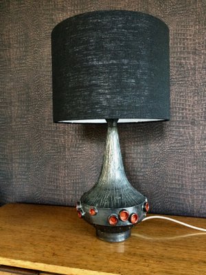 Belgian Art Pottery Table Lamp by Rogier Vandeweghe for Perignem, 1960s-RQV-822339