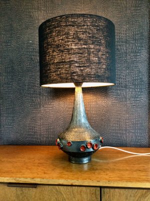 Belgian Art Pottery Table Lamp by Rogier Vandeweghe for Perignem, 1960s-RQV-822339