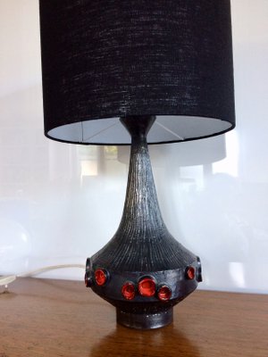 Belgian Art Pottery Table Lamp by Rogier Vandeweghe for Perignem, 1960s-RQV-822339