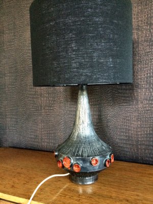 Belgian Art Pottery Table Lamp by Rogier Vandeweghe for Perignem, 1960s-RQV-822339