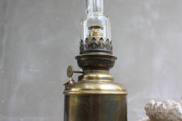 Belgian Brass Gas Lamp-UWJ-1338212