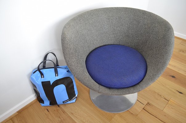 Belgian Bullet Luna Chair by Pierre Guariche for Meurop, 1960s-OV-1245155