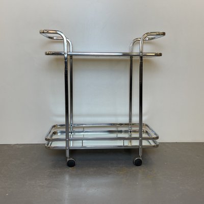 Belgian Chromed Bar Cart, 1970s-DX-1742306