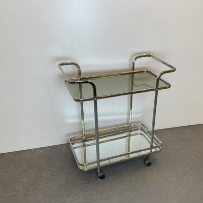 Belgian Chromed Bar Cart, 1970s-DX-1742306