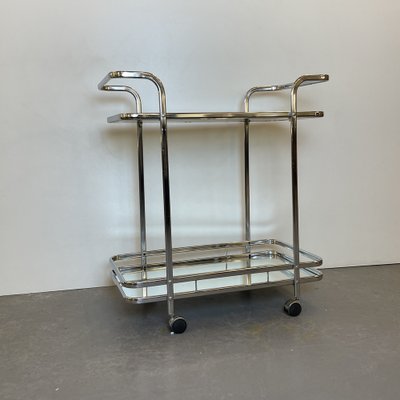 Belgian Chromed Bar Cart, 1970s-DX-1742306