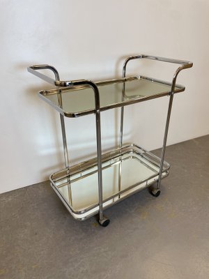 Belgian Chromed Bar Cart, 1970s-DX-1742306