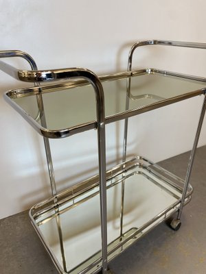 Belgian Chromed Bar Cart, 1970s-DX-1742306