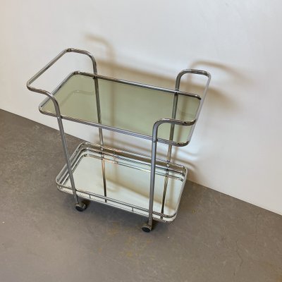 Belgian Chromed Bar Cart, 1970s-DX-1742306