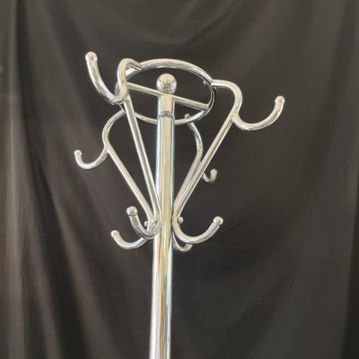 Belgian Chromed Coat Rack, 1950s-DX-1731725