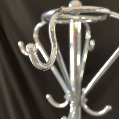 Belgian Chromed Coat Rack, 1950s-DX-1731725