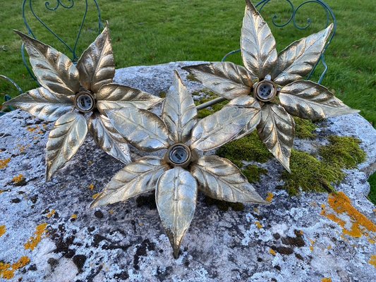 Belgian Florentine Appliques by Willy Daro for Massive Lighting, Set of 2, 1970s-HFR-1065501