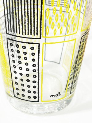 Belgian Lemonade Glasses by Mdl, 1960s, Set of 6-UCH-1224432